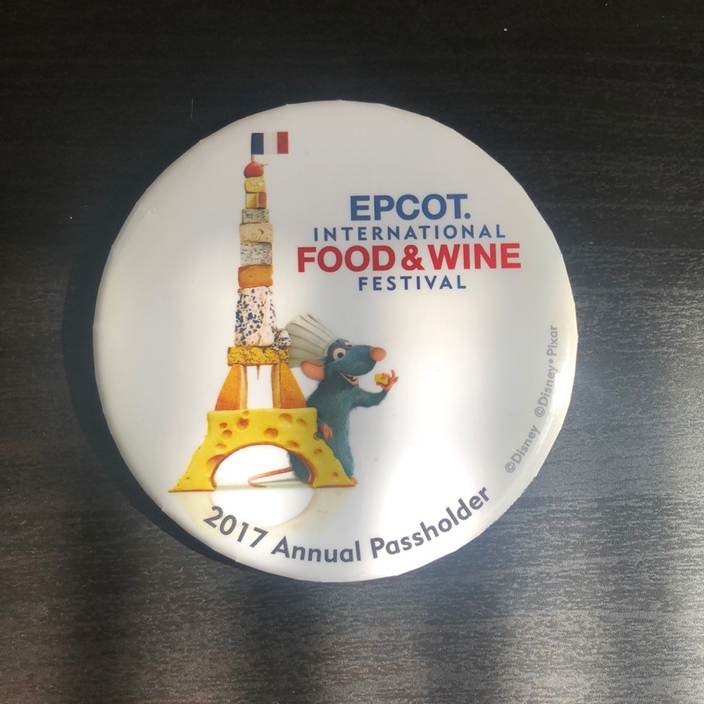 2017 Annual Passholder Food and Wine Button